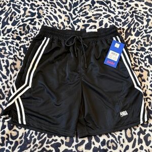 NBA Black and White Men's Athletic Shorts